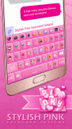 Stilvoll Rosa Tastaturen screenshot 3