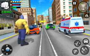Gangster Crime Simulator - Giant Superhero Game screenshot 1