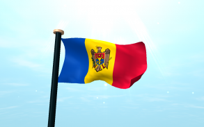 Moldova Flag 3D Free Wallpaper screenshot 9