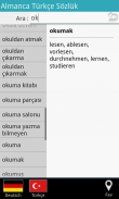 German Turkish Dictionary screenshot 1