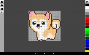 Pixel art graphic editor screenshot 1