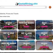 Cost of Living | Salaries and Prices screenshot 1