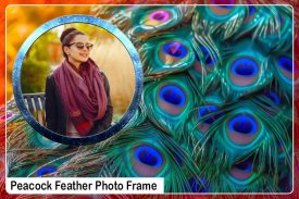 Peacock Feather Photo Frame screenshot 1