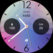 Fresh Blue Magenta Watch Face screenshot 5