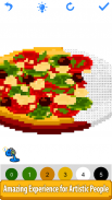 Food Pixel Art Coloring Book screenshot 3