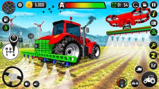 Mega Tractor Driving Simulator screenshot 7