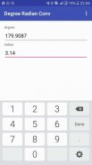 Degree Radian Converter screenshot 2