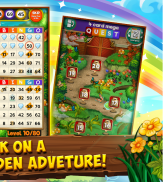 Bingo Quest – Aventura no Jardim de Verão screenshot 1