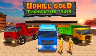 Supir Truk Transporter Emas: Game Mengemudi Truk screenshot 9