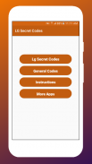 Secret Codes for LG Mobiles screenshot 1