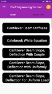 Civil Engineering Formulas screenshot 1