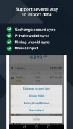 CryptoPort - Coin portfolio tracker screenshot 1