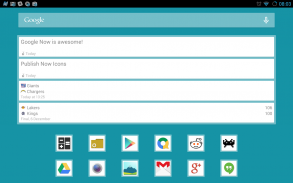 Google Now Icons- NOVA GO ADW screenshot 2