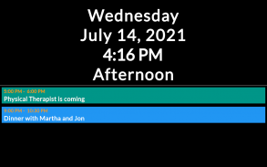 Dementia Memory Loss Day Clock screenshot 2