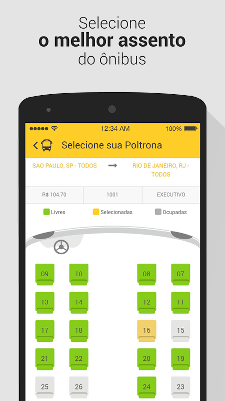 Apps para Android de ClickBus Serviços de Viagens e Passagens de Ônibus no  Google Play