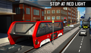 Tinggi Bis simulator 2018: Futuristic Bus Games screenshot 18