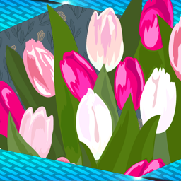 720+ Gambar Kolase Bunga Tulip HD Terbaik