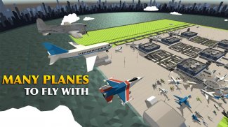 Toon Plane Landing Simulator screenshot 11