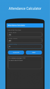 Attendance Calculator screenshot 0