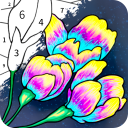 Always Color by Number Adult Paint Colouring Game Icon