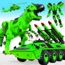 Dino Robot Missile Truck Robot Car Game