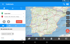ViaMichelin GPS, Ruta, Mapas screenshot 9