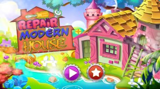 Repair Modern House: Cleaning & Fix it Game screenshot 0