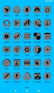 Grey and Black Icon Pack screenshot 14