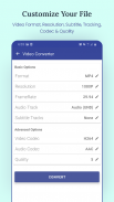 Video Converter & Compressor(MP4,MOV,MKV,AVI,3GP) screenshot 1