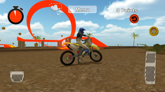 3D sepeda Moto Stunt Racing screenshot 0