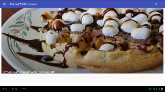Amazing Waffles Recipes screenshot 1