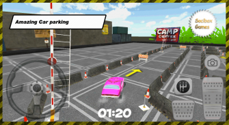 Pink Car Parking screenshot 7