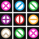 Colours and Symbols Icon