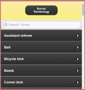 A Glossary of Football Terms screenshot 2