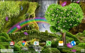 Waterfall Romantic Wallpaper screenshot 0