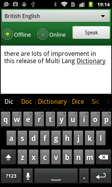 A+ Dictionary Translate Speak | Download APK for Android ...