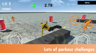 Parkour HIKYAKU rooftop runner screenshot 2