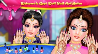 poupée gopi - salon de mode nail art screenshot 0