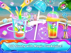 Rainbow Slushy Maker – Ice Slushie Yogurtland Game screenshot 1