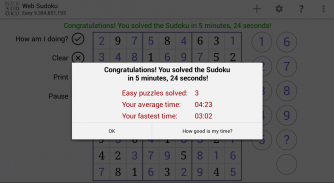 Web Sudoku screenshot 4