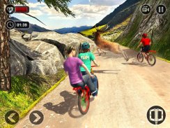 Kids Bicycle Taxi Sim 2018: Offroad BMX Racing screenshot 11