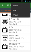 AsiaSat Frequency List screenshot 4