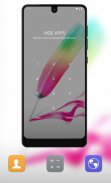 Colorful feather pen theme for Galaxy J7 Max screenshot 0