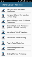 Tutorial Belajar Photoshop screenshot 1