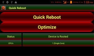 Quick Reboot screenshot 1