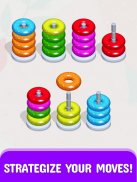 Hoop Stack - Color Sort Puzzle screenshot 3