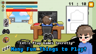 PRETENDING TO STUDY! - Play Without Family Knowing screenshot 1