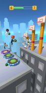 Jump Up 3D: لعبة كرة السلة screenshot 1