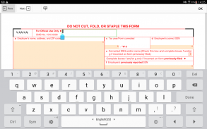 W-2C PDF Form for IRS: Sign Tax Digital eForm screenshot 0