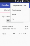 Calculator For PayPal Fees screenshot 2